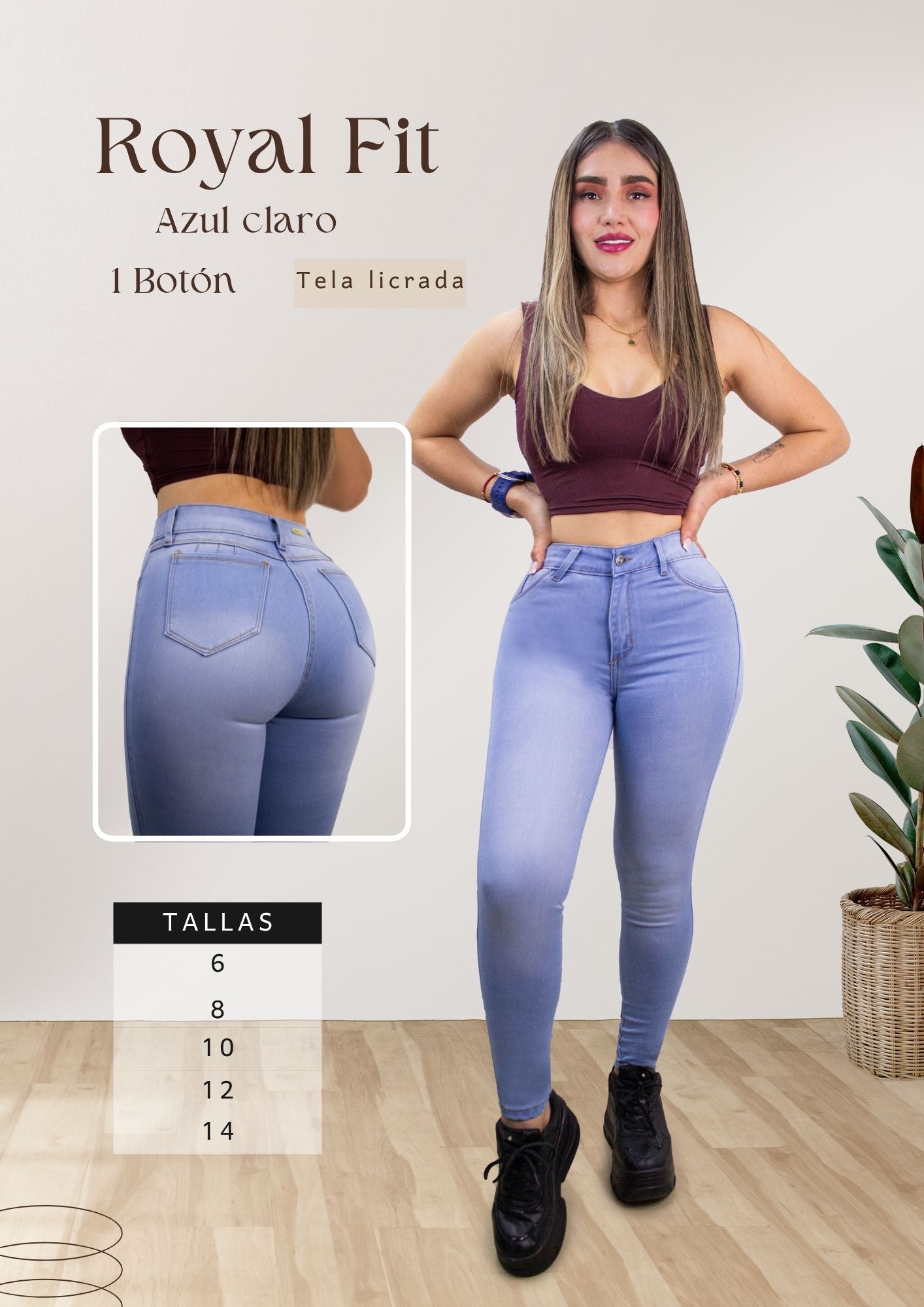 Royal Fit Azul Claro