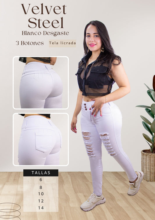 Velvet  Steel Blanco Desgaste