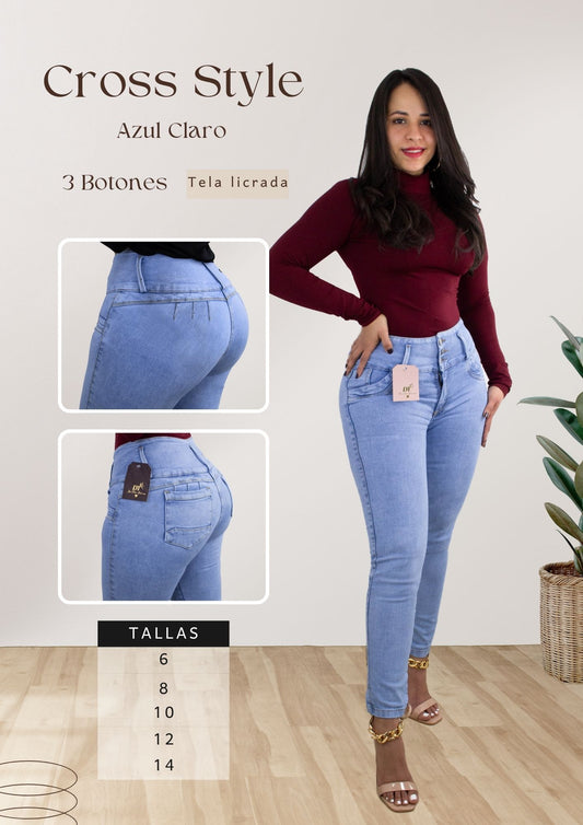 Cross Style Azul Claro