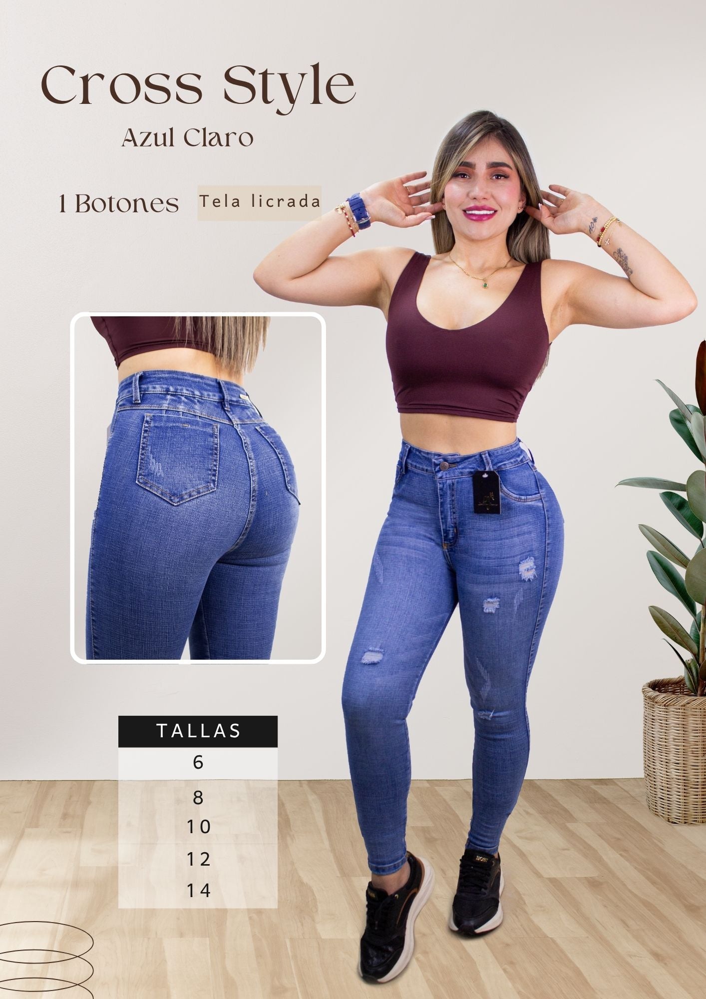 Cross Style Azul claro