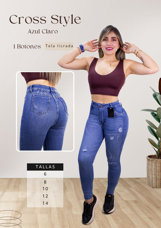 Cross Style Azul claro