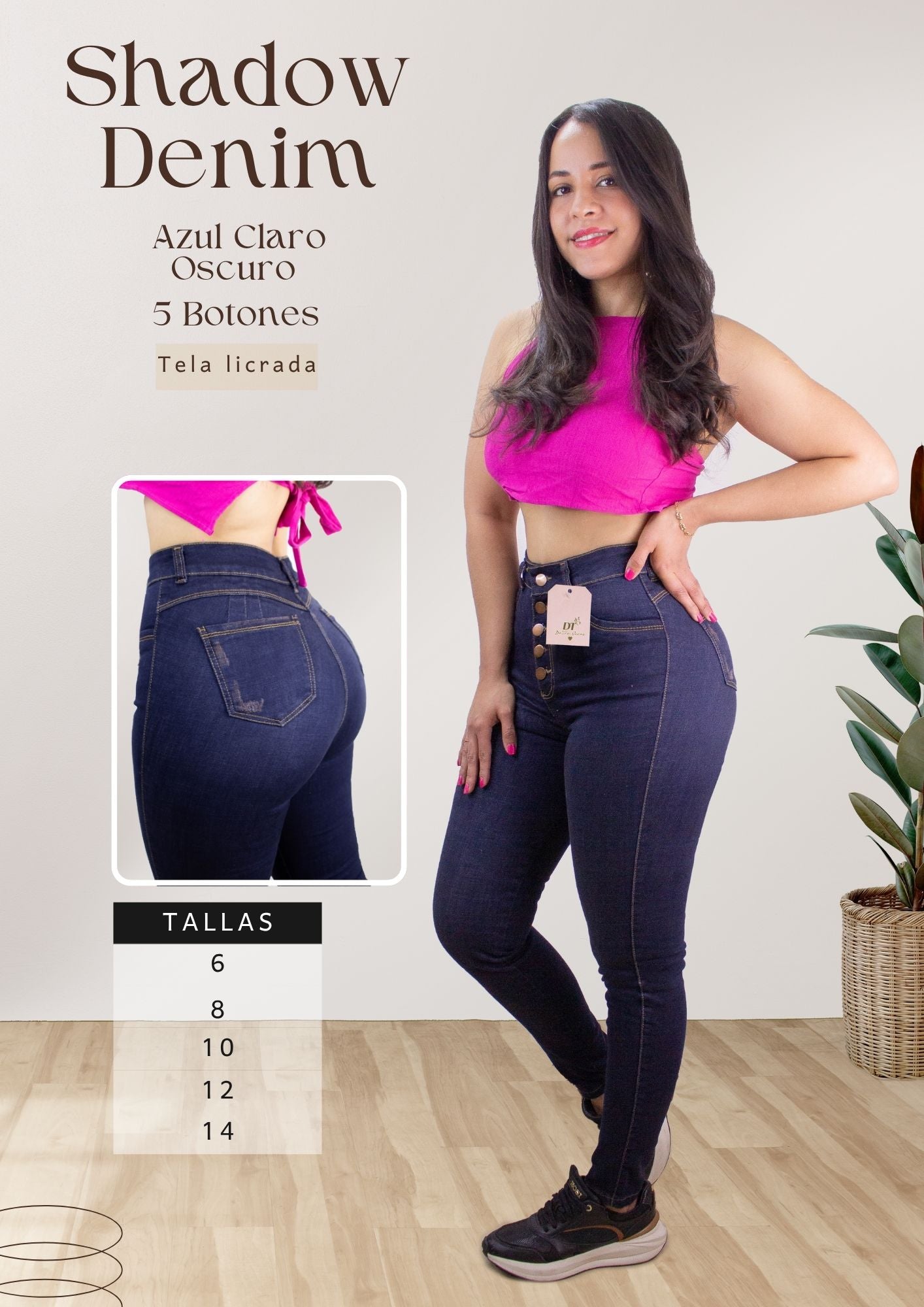 Shadow Denim Azul Oscuro