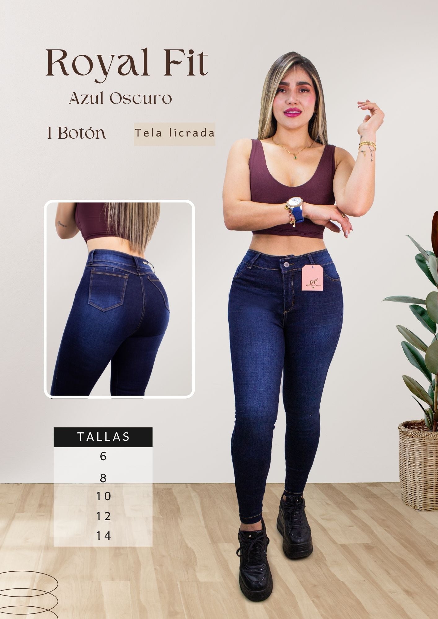 Royal Fit Azul Oscuro